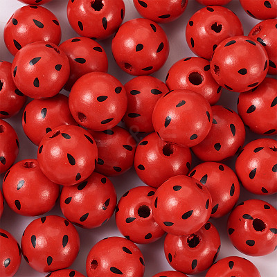 Natural Wooden Beads WOOD-TAC0010-03A-1