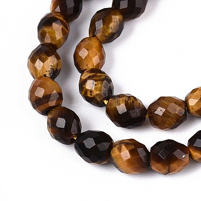 Natural Tiger Eye Beads Strands G-T142-78-1