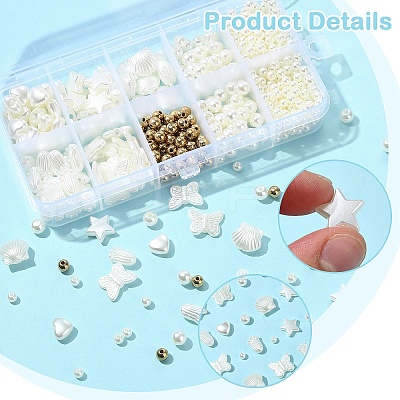 685Pcs Plastic Imitation Pearl Beads KY-YW0001-91-1