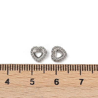 304 Stainless Steel Rhinestone Cabochon Settings STAS-G356-04P-03-1
