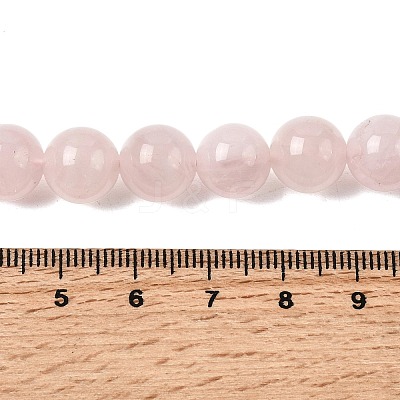 Natural Madagascar Rose Quartz Beads Strands G-B167-A05-10mm-1
