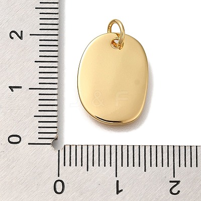 Rack Plating Brass Pendants KK-I720-35G-1