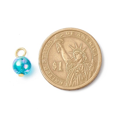 Transparent Acrylic Charms PALLOY-JF01813-1