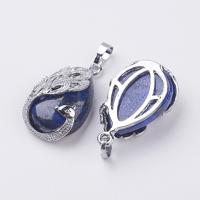Natural Lapis Lazuli Pendants X-G-E442-04Q-1