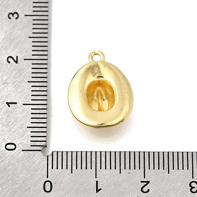 Brass Pendants KK-P306-02G-1