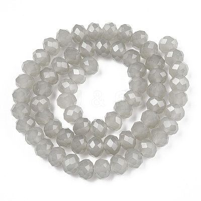 Glass Beads Strands EGLA-A034-J8mm-D10-1