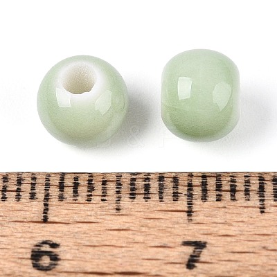 Bright Glazed Porcelain Beads PORC-D300-A34-1