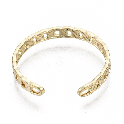Brass Cuff Finger Rings X-RJEW-N030-006-NF-1