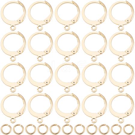 30Pcs 304 Stainless Steel Leverback Earring Findings STAS-BBC0009-21-1