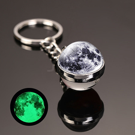 Luminous Glass Pendant Keychain LUMI-PW0001-206A-1