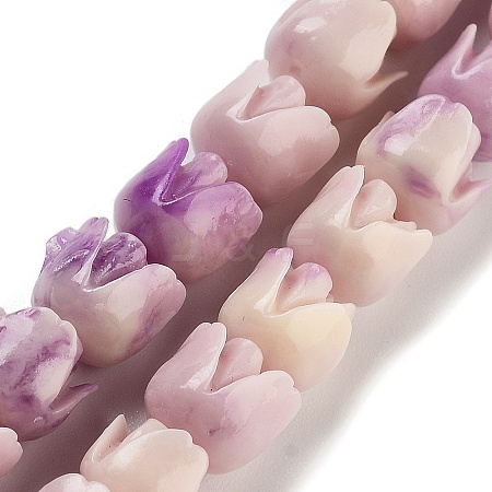 Synthetic Shell Beads Strands X1-CORA-B001-05A-01-1