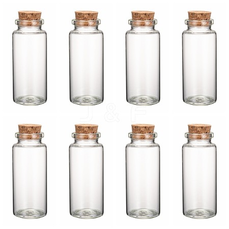 Glass Jar Glass Bottles Bead Containers AJEW-S074-02G-1