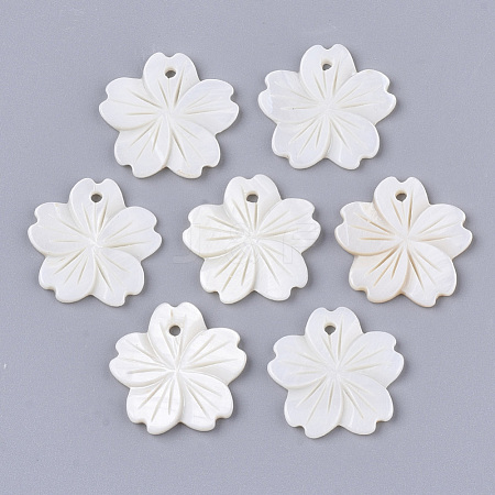 Freshwater Shell Pendants SHEL-N026-03-1