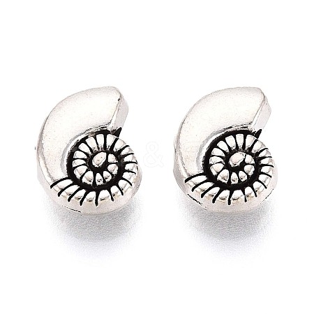 Tibetan Style Alloy Beads TIBEB-T004-02AS-1