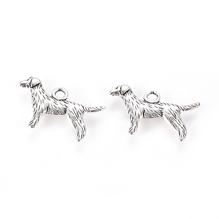 Tibetan Style Alloy Puppy Pendants LS-LF9881Y-1