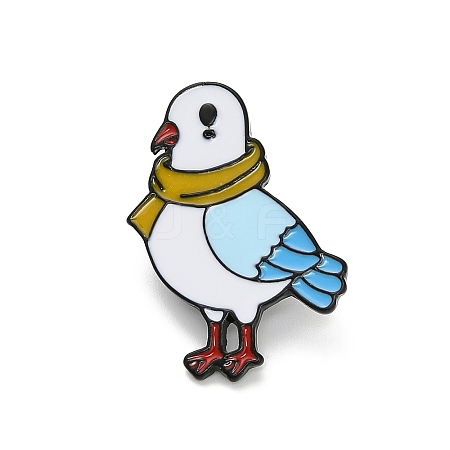 Peace Dove Enamel Pins LS-JEWB-H033-03EB-1