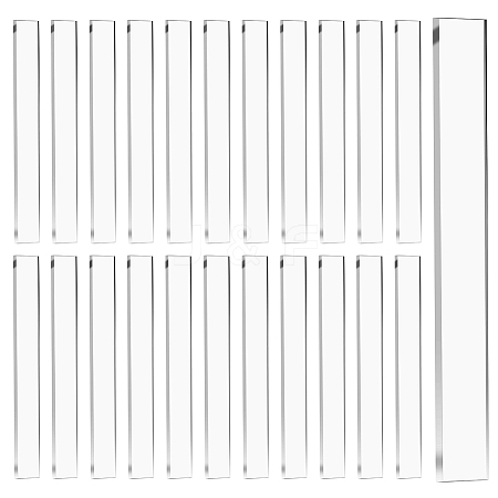 200Pcs Transparent Acrylic Sheets FIND-GA0007-20A-1