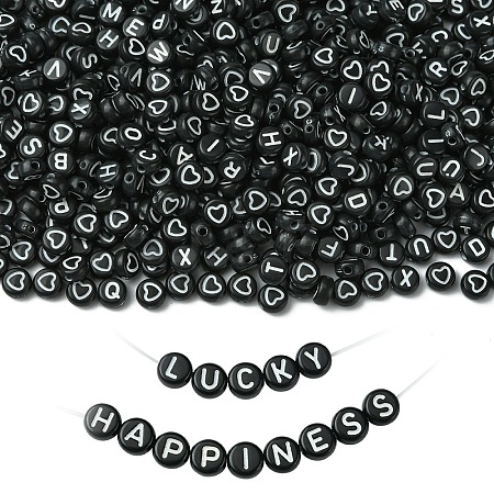1400Pcs 2 Styles Craft Style Acrylic Beads MACR-YW0003-32-1
