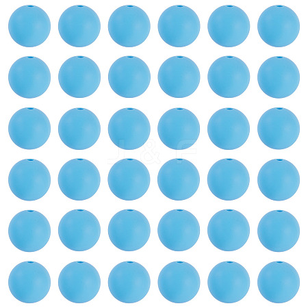 50Pcs Food Grade Eco-Friendly Silicone Beads SIL-TA0002-89I-1