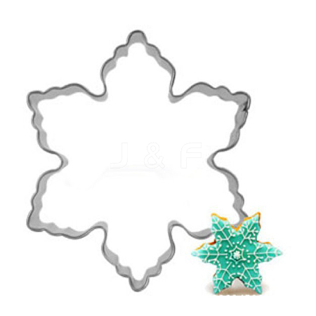 Tarnish Resistant 304 Stainless Steel Christmas Cookie Cutters LS-DIY-E012-86-1