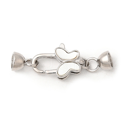 Brass Lobster Claw Clasps KK-U059-50P-1