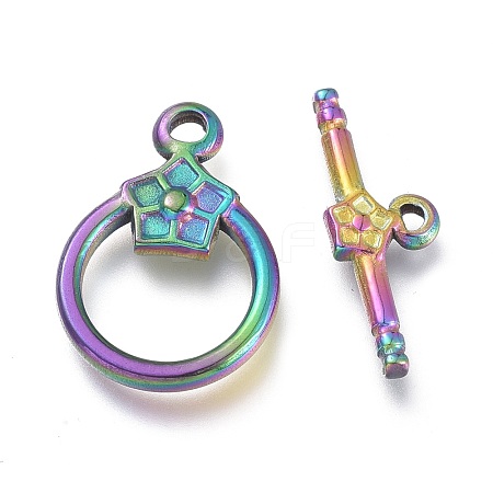 Ion Plating(IP) 304 Stainless Steel Toggle Clasps STAS-M278-02M-1