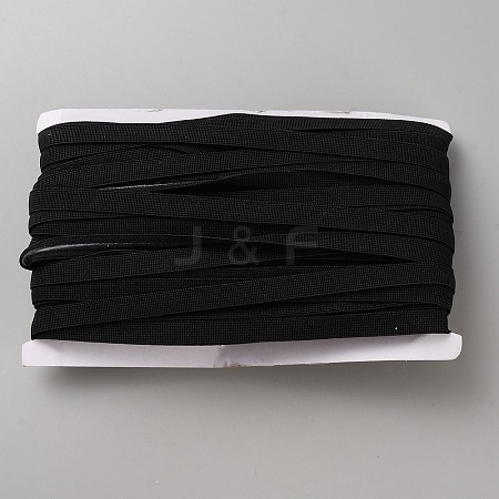 Polyester Flat Elastic Cord DIY-WH0678-08B-1