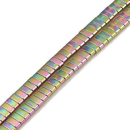 Electroplated Non-magnetic Synthetic Hematite Beads Strands G-G089-A02-02-1