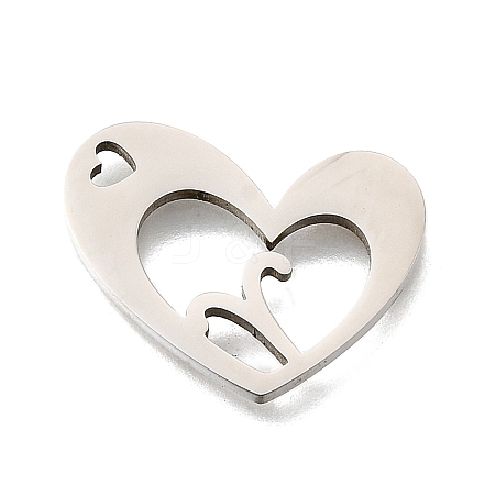 201 Stainless Steel Pendants STAS-A116-01P-01-1