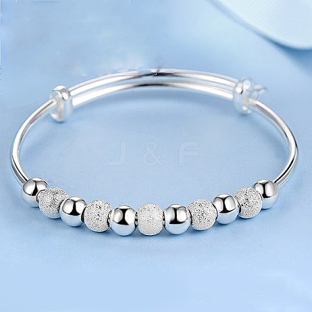 Brass Round Beads Bangles for Women FS-WG323CA-03-1