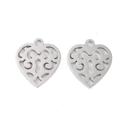 316 Stainless Steel Charms STAS-C096-12D-P-1