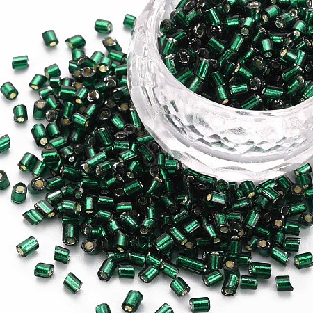 8/0 Glass Bugle Beads SEED-S032-07A-53A-1