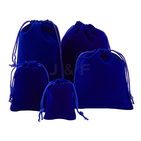 5 Style Rectangle Velvet Pouches TP-LS0001-01E-1