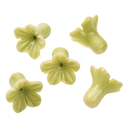 Dyed Synthetic Coral Carved Beads GG-CBAE64B-02B-03-1