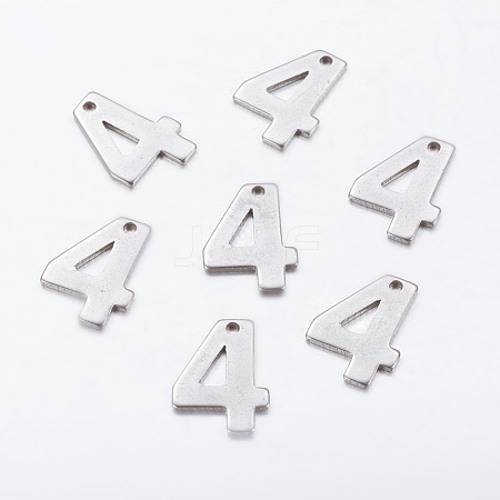 304 Stainless Steel Pendants STAS-F128-01P-4-1