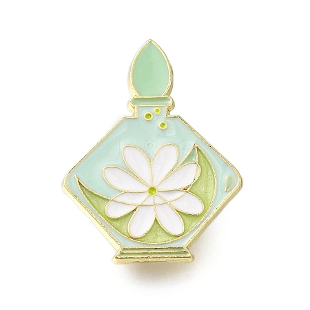 Four Seasons Vase Light Cyan Enamel Pins JEWB-Q002-09G-01-1