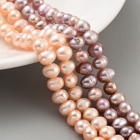 Natural Cultured Freshwater Pearl Beads Strands PEAR-C003-12C-1