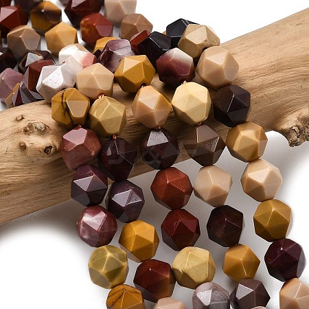 Natural Mookaite Beads Strands G-Z119-A07-02A-1