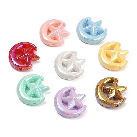 Opaque Acrylic Beads OACR-C022-11-1