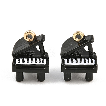 Alloy Enamel Pendants AL-CBA1F11-05G-B-1