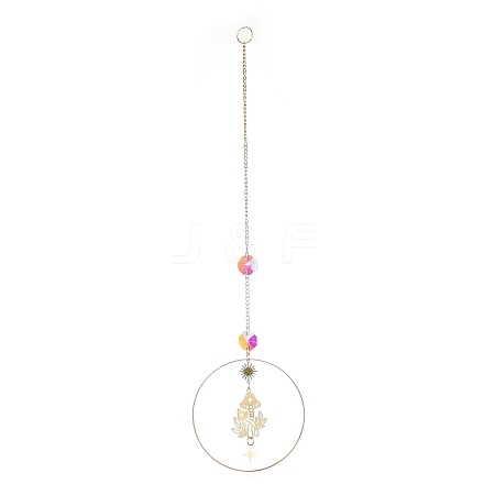 Brass Big Pendant Decorations LS-HJEW-M005-03G-01-1