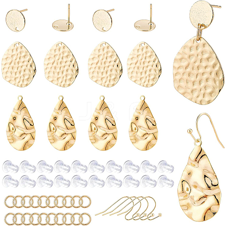 BENECREAT DIY Nuggets Pendant Earrings Making Kit DIY-BC0004-47-1