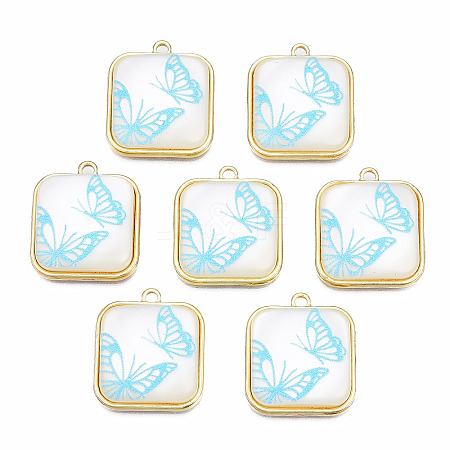 Resin Pendants PALLOY-N161-007-NR-1