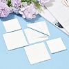 30Pcs 2 Styles Microfiber Suede Cleaning Cloths AJEW-YW0001-36-5