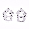 Non-Tarnish 201 Stainless Steel Pendants STAS-S081-045-2