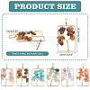 12Pcs 6 Styles Natural Mixed Gemstone Chip Pendants FIND-PH0021-37-2