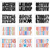 6 Sets 2 Colors Paper Self-Adhesive Stickers DIY-GA0009-63-1