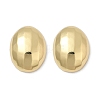 Oval Brass Stud Earrings EJEW-H154-09C-G-4