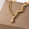 Punk Alloy Snake Pendant Iron Chain Necklaces for Women FS-WGADCDD-01-4