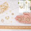 SUNNYCLUE DIY Geometry Dangle Stud Earring Making Kit DIY-SC0020-53-3